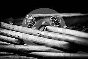 Two cigaret in Black and White