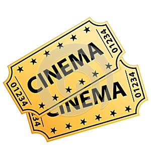 Two cinema tickets