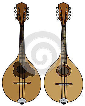 Two classic mandolins