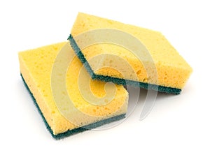 Two cleaning sponges