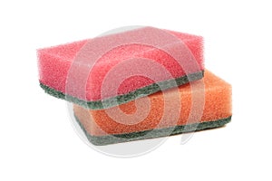 Two cleaning sponges