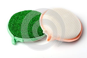 Two cleaning sponges