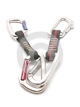 Two climber carabiner