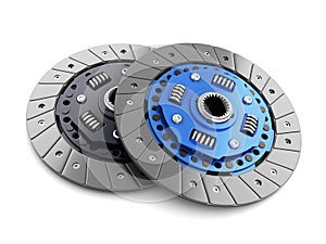 Two clutch disc car