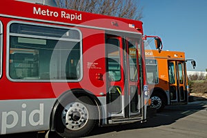 Two CNG Buses