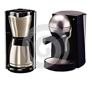 two coffee maker model.