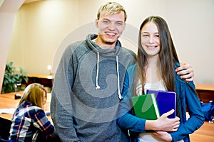 Two college students