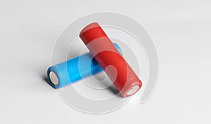 Two color AA size batteries