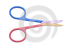 two color nail scissors