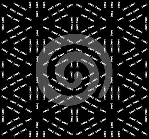 TWO COLOR PATTERN PATTERN DESIGN.