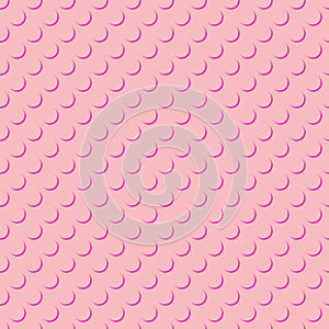 Magenta on Pink Shadow Circle Pattern Seamless Repeat Background