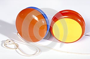 Two colourful jojos photo
