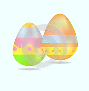 Two Colourfull easter