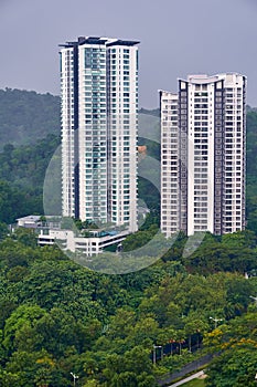 Two condominiums located in Mont Kiara, Kuala Lumpur, Malaysia