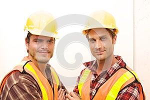 Two Construction Workers at the job