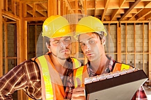 Two Construction Workers at the job