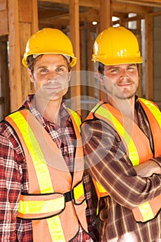 Two Construction Workers at the job