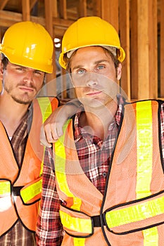 Two Construction Workers at the job