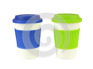 Two Containers for Hot Drinks