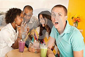 Two Couples Dining Out