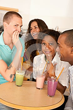 Two Couples Dining Out