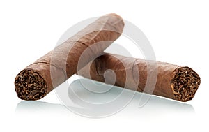 Two cuban cigars