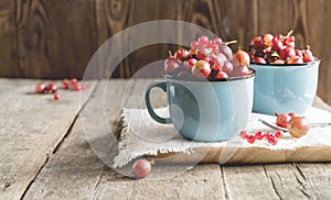 Two Cup of gooseberry