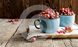 Two cups of Gooseberry