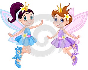 Two cute fairies