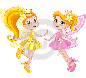 Two cute fairies