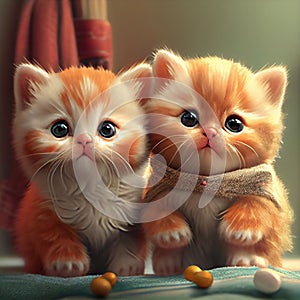 Two cute kittens