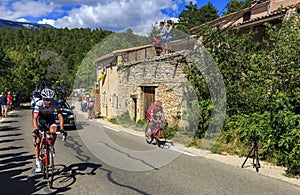 Two Cyclists on Mont Ventoux - Tour de France 2016