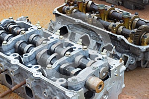 Two cylinder heads