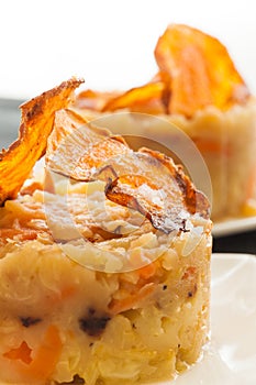 Vegetable pudding photo