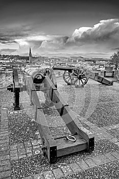 Two Derry Siege Cannons