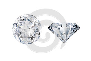 Two diamonds in different perspectives