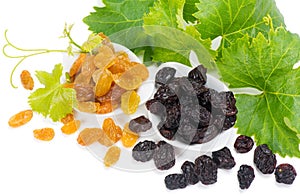 Two different raisins