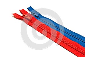 Two different zipper