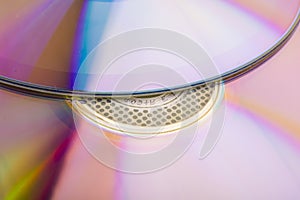 Cd dvd isolated on white