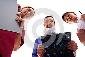 Two doctors and nurse