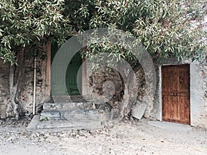 Two doors, Finalborgo, Savona, Italy photo
