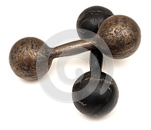Two dumbbells