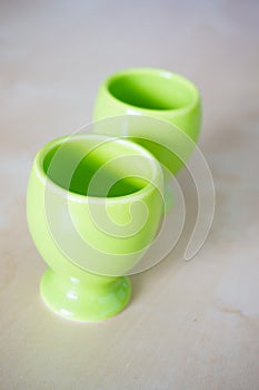 Two eggcups