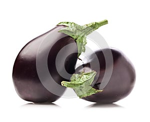 Two eggplants