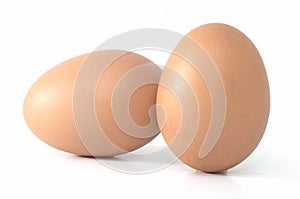 Two Eggs Side By Side