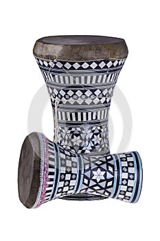 Two Egyptian darbuka