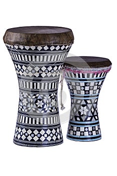 Two Egyptian darbuka