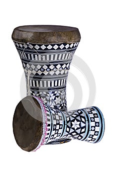 Two Egyptian darbuka