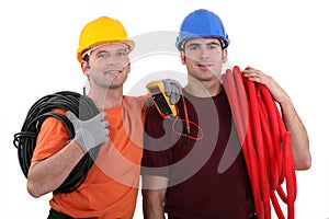 Two electricians