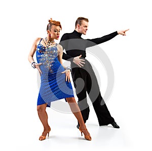 Two elegance dancers.